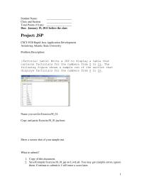 Programming Languages Chapter 38&nbsp;Sample Projects&nbsp;The Servlet That 10 Name You Servlet