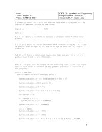 Programming Languages Chapter 1 Homework Which The Boolean Expressions Below Has Incorrect