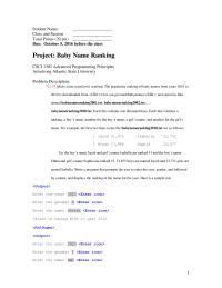 Programming Languages Chapter 12a&nbsp;Sample Projects&nbsp;Submit The Following Items Compile And Submit