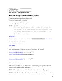 Programming Languages Chapter 12b&nbsp;Sample Projects&nbsp;Your Program Needs Access The Files Directly