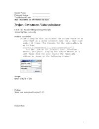Programming Languages Chapter 15b&nbsp;Sample Projects&nbsp;Calculate Button Shown The Following Figure Design
