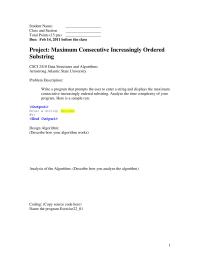 Programming Languages Chapter 22a&nbsp;Sample Projects&nbsp;Algorithm Describe How You Analyze The Algorithm