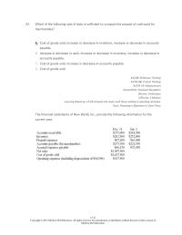 Accounting Chapter 13 Which The Following Sets Data Sufficient
