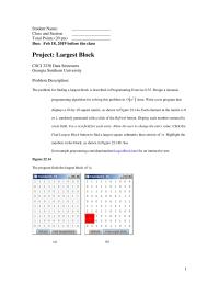 Programming Languages Chapter 22e&nbsp;Sample Projects&nbsp;Highlight The Numbers The Block Shown Figure