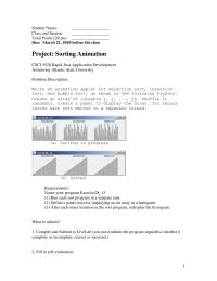 Programming Languages Chapter 28b&nbsp;Sample Projects&nbsp;Exercise 2813 Run Each Sort Program Separate