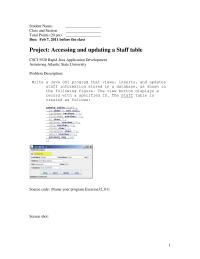 Programming Languages Chapter 32d&nbsp;Sample Projects&nbsp;The view button displays a&nbsp;record with a specified ID