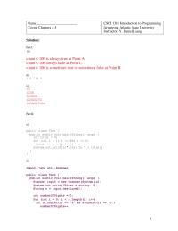 Programming Languages Chapter 4 Homework Assume that the ASCII code for character c is 99 and for a is 97
