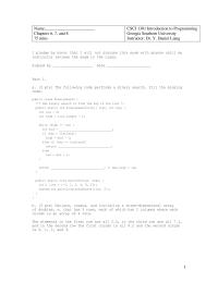 Programming Languages Chapter 6 Homework The Program Has Runtime Error Because Defined