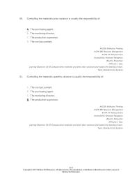 Accounting Chapter 24 Controlling The Materials Price Variance Usually