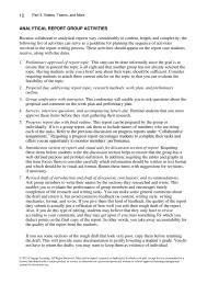 Communications Part 3 Homework Preliminaries Begin Discussion The Formal Report Project