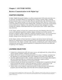 Communications Chapter 1 Homework Employers Admit That They Expect More Their