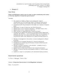 Accounting Chapter 2 June 2000 Issued Governance Guidelines For
