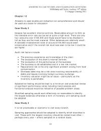 Accounting Chapter 12 A Analytical Procedures Are Used XAT The