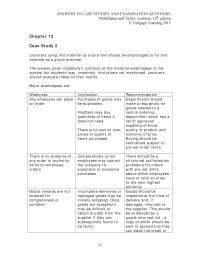 Accounting Chapter 13 Effectiveness and efficiency of operations and compliance
