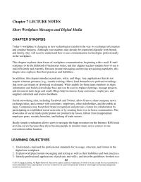 Communications Chapter 7 Homework Identify professional applications of podcasts and wikis