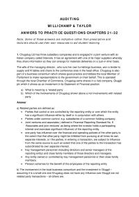 Accounting Chapter 21 Which The Following Stakeholders The Auditors Tesco