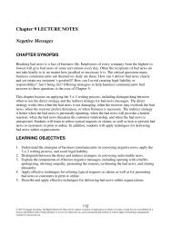 Communications Chapter 9 Homework Lecture Notes Proactive Companies Are Creating
