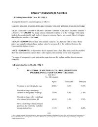 Communications Chapter 12 Homework The data could be cross tabulated by examining each