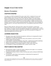 Communications Chapter 14 Homework Identify yourself and establish your credibility.