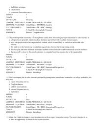 Marketing Chapter 6 What Method Should Lil Angels Use Forecast