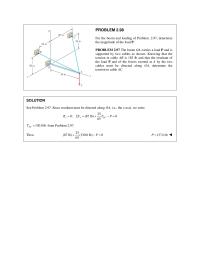 Chapter 2 Homework A container is supported by three cables that are attached&nbsp;