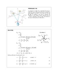 Chapter 2 Homework A container of weight W is suspended from ring