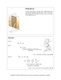 Chapter 3 Homework The Equivalent Forcecouple System The System Corner
