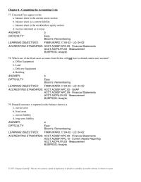 Chapter 4 The income statement is prepared from