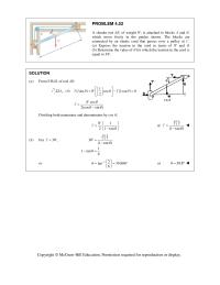 Chapter 4 Homework Problem 456 Collar Weight Can Move Freely