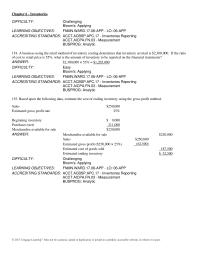 Chapter 6 A business using the retail method of inventory costing determines