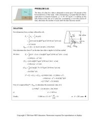 Chapter 5 Homework If the tank is slowly filled with water