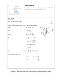 Chapter 5 Homework Solution Choose The Element Horizontal Slice Thickness