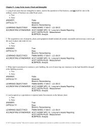 Chapter 9 Long-lived assets that are intangible in nature