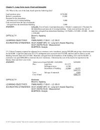 Chapter 9 What is the cost of the land, based upon the following data