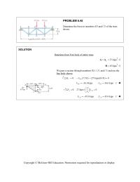 Chapter 6 Homework DF, DG, and EG and use the free body shown