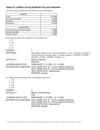 Chapter 10 The Young Company has the following assets