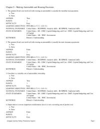 Finance Chapter 5 The greatest fixed cost involved with owning an automobile