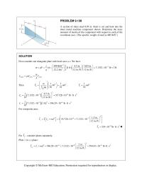 Chapter 9 Homework Sheet metal machine component shown