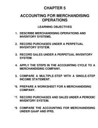Chapter 5 Homework These Records Continuously Perpetually Show The Inventory