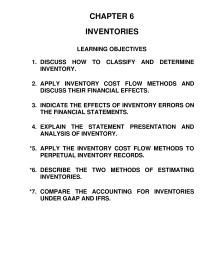 Chapter 6 Homework The Lifo Last in First out Method Assumes That