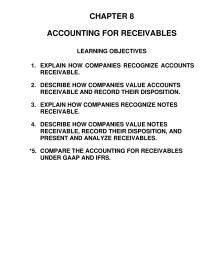 Chapter 8 Homework The Amount The Bad Debt Expense Adjusting