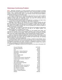 Waterways Homework The Production These Units Near Full Capacity
