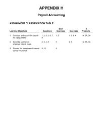 Appendix H Homework Social Security Taxes Addition 4500 Subject Medicare
