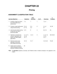 Chapter 22 Homework Variable Selling And Administrative Expenses Variable