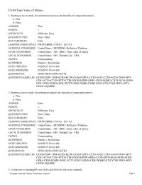 Finance Chapter 4 Which The Following Statements Correct Some