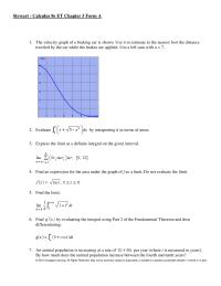 Chapter 5 Show that by interpreting the definite integral geometrically