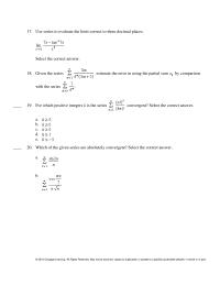 Chapter 11 Use series to evaluate the limit correct to three decimal places