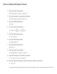 Chapter 17 A spring with a mass of 2 kg has damping constant