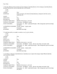 Chapter 4 The major difference between behavioral and contingency