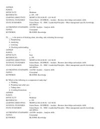Chapter 6 Which of the following is a component of checking understanding
